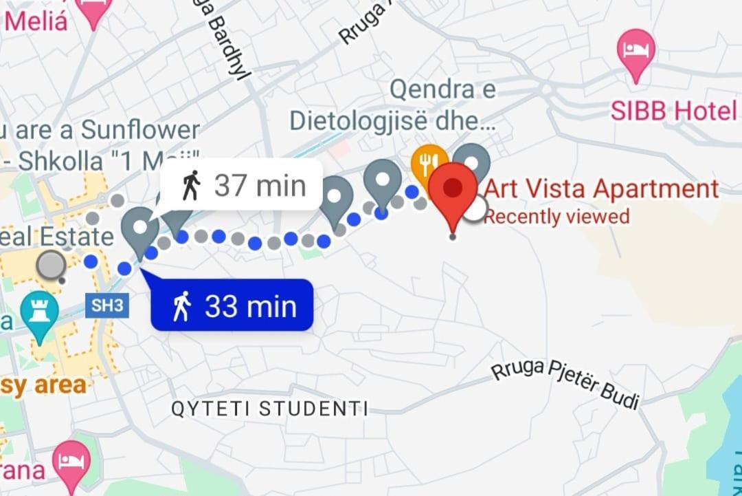 Art Vista Apartment Tiran Dış mekan fotoğraf
